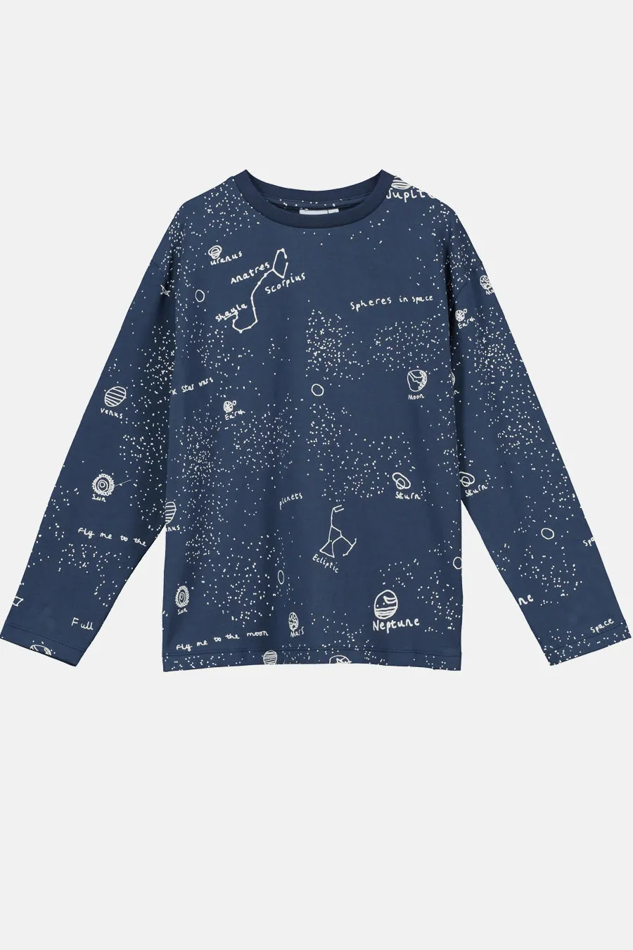 Beau Loves Navy Galaxy Kids T-Shirt