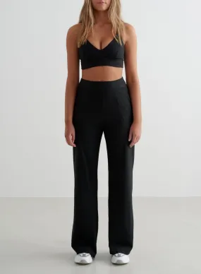 Black Sense Wide Pants