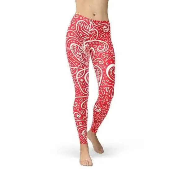 Botanical Burst Performance Leggings - M