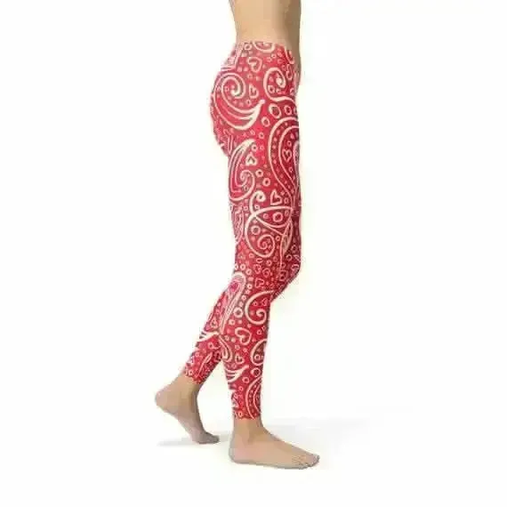 Botanical Burst Performance Leggings - M