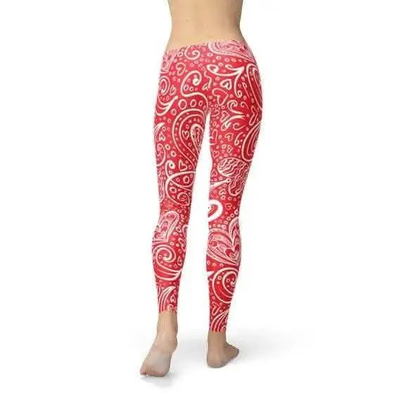 Botanical Burst Performance Leggings - M