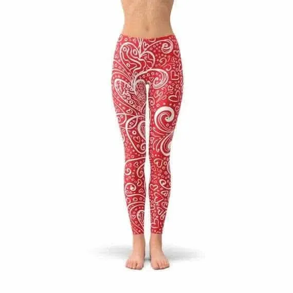 Botanical Burst Performance Leggings - M