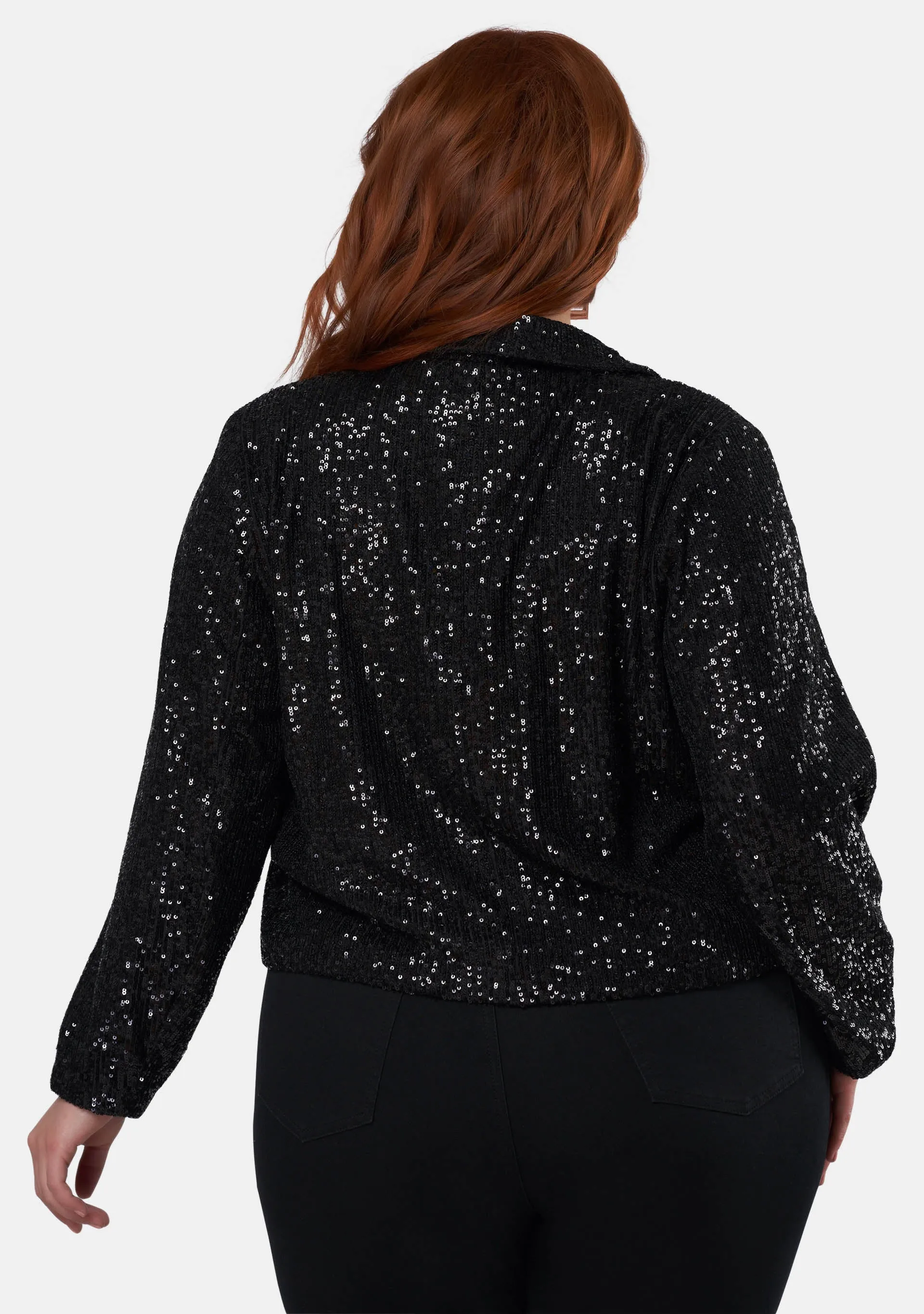 Cosplay Crop Sequin Jacket