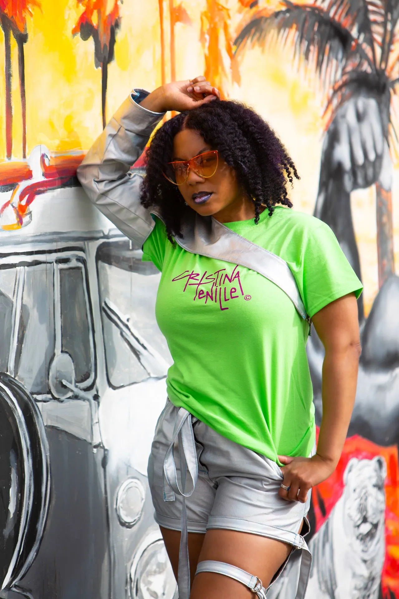 Cristina Tenille Custom Signature Logo T-Shirt