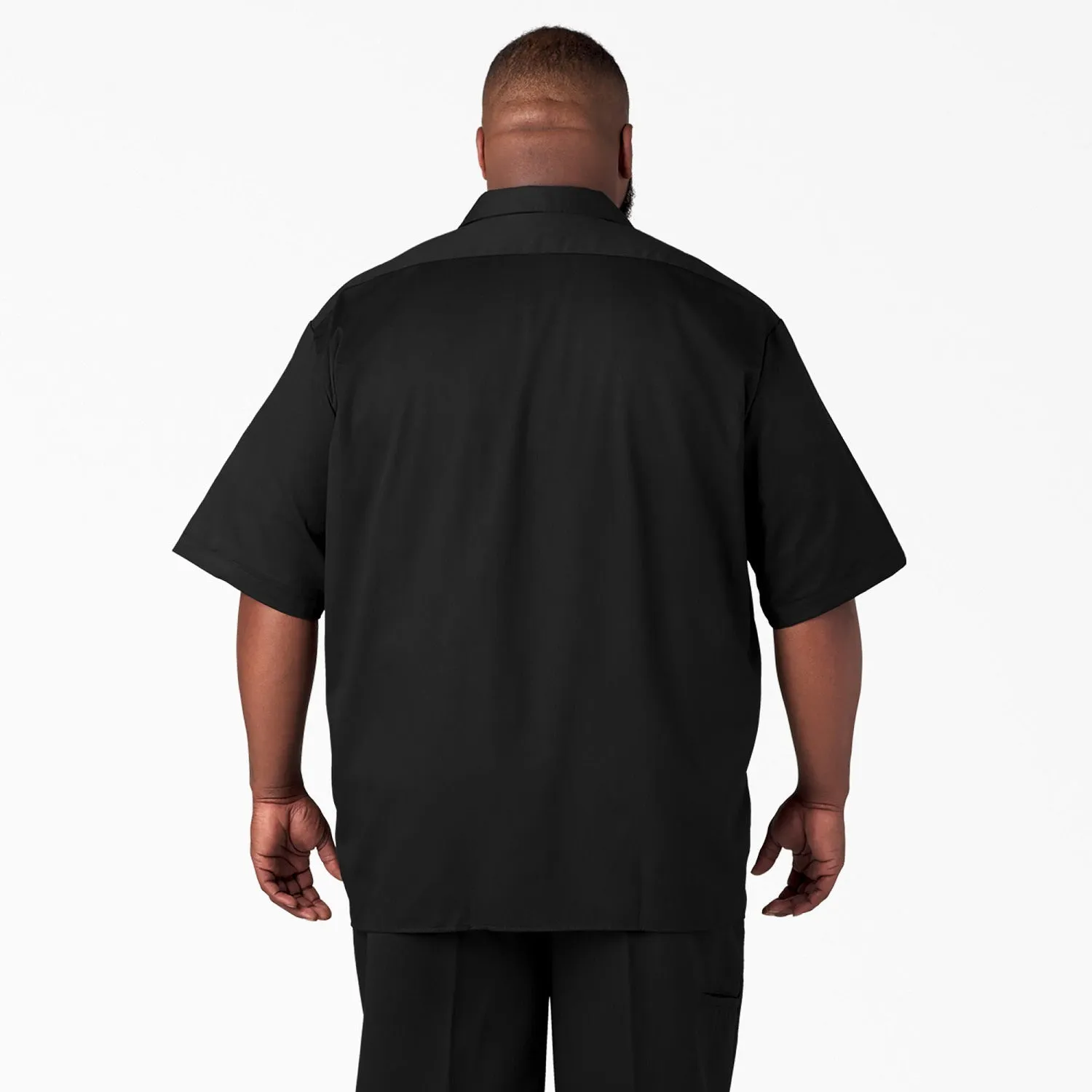 Dickies Men's Short Sleeve Work Shirt_Black