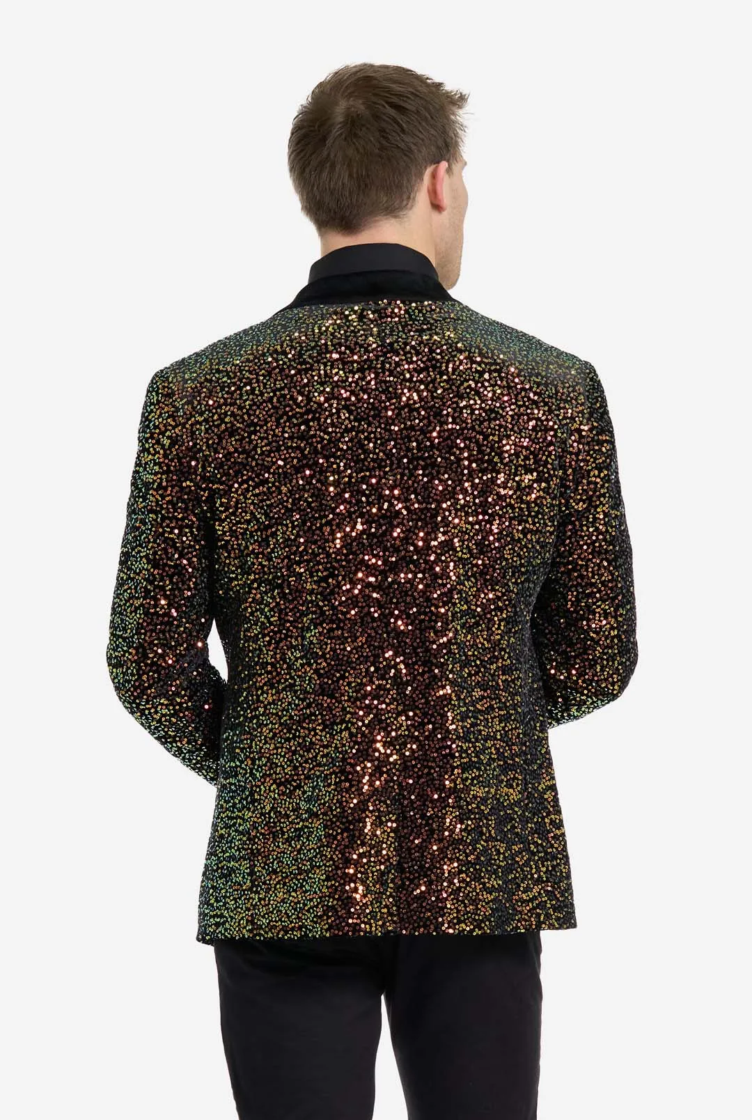 Dinner Jacket - Amber Sequins  | Sequin blazer