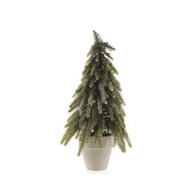 Everlands 34cm (1ft) Green Glitter Indoor Artificial Christmas Tree