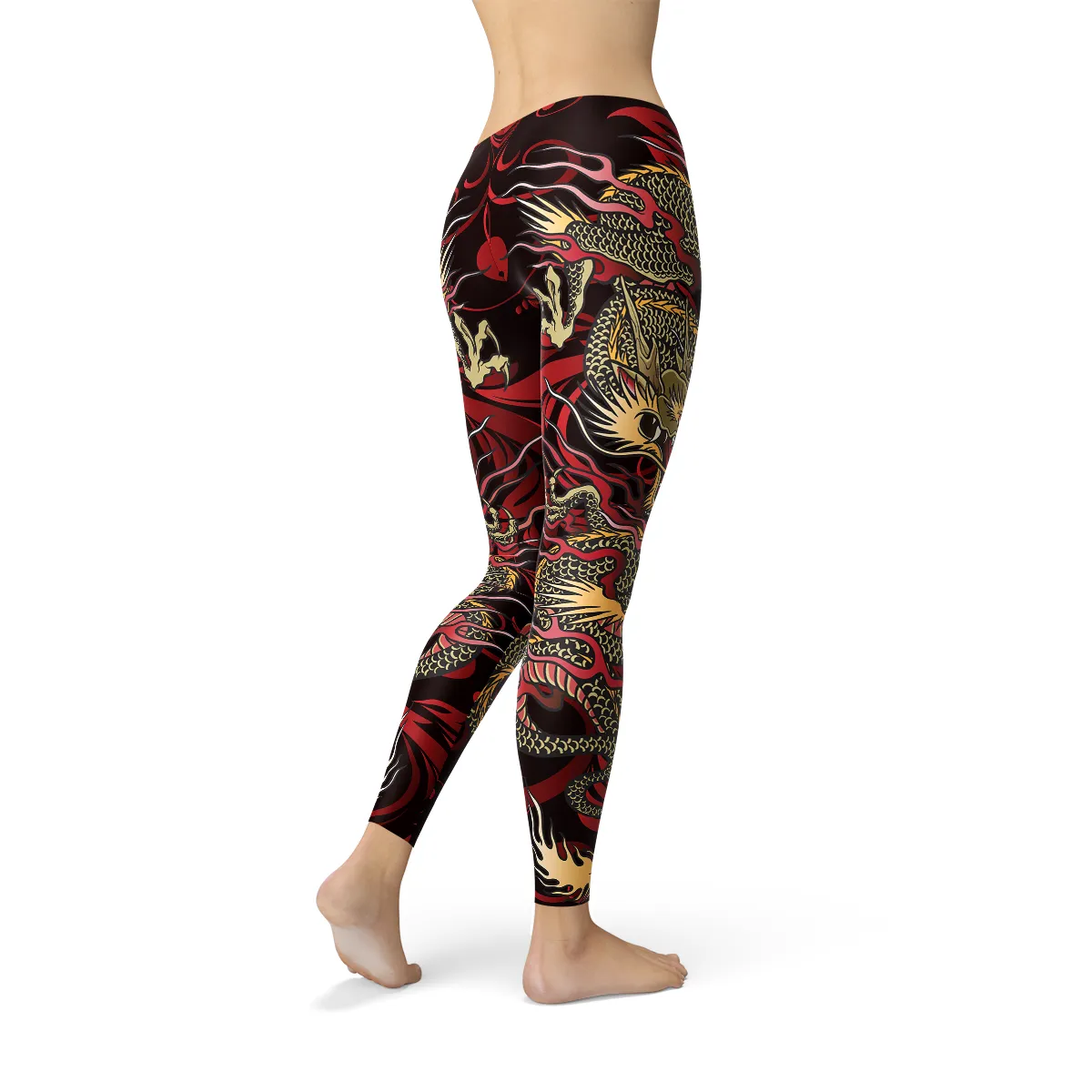 Fierce Dragon Inspired Women's Performance Leggings