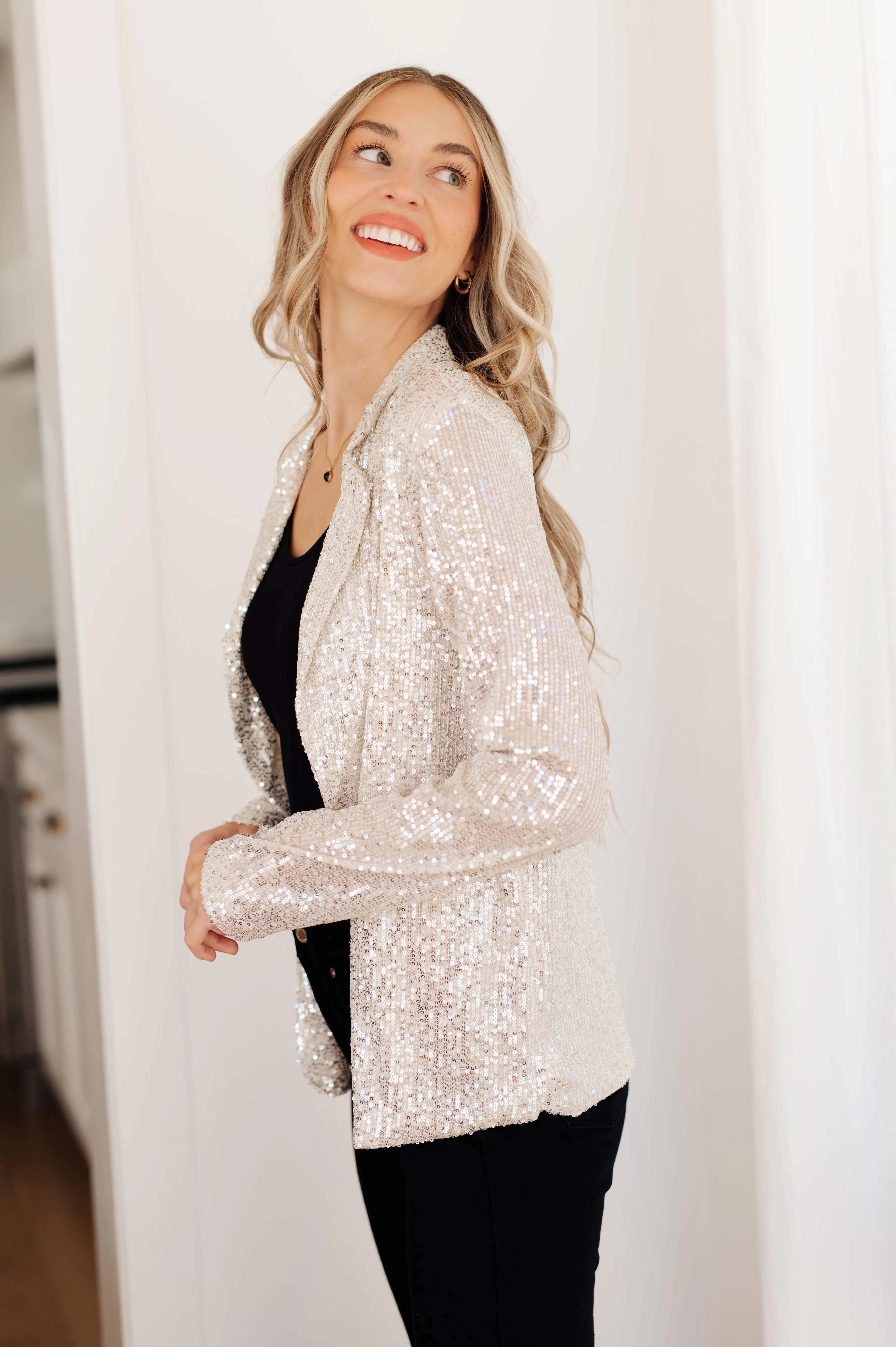 Isla Sequin Blazer