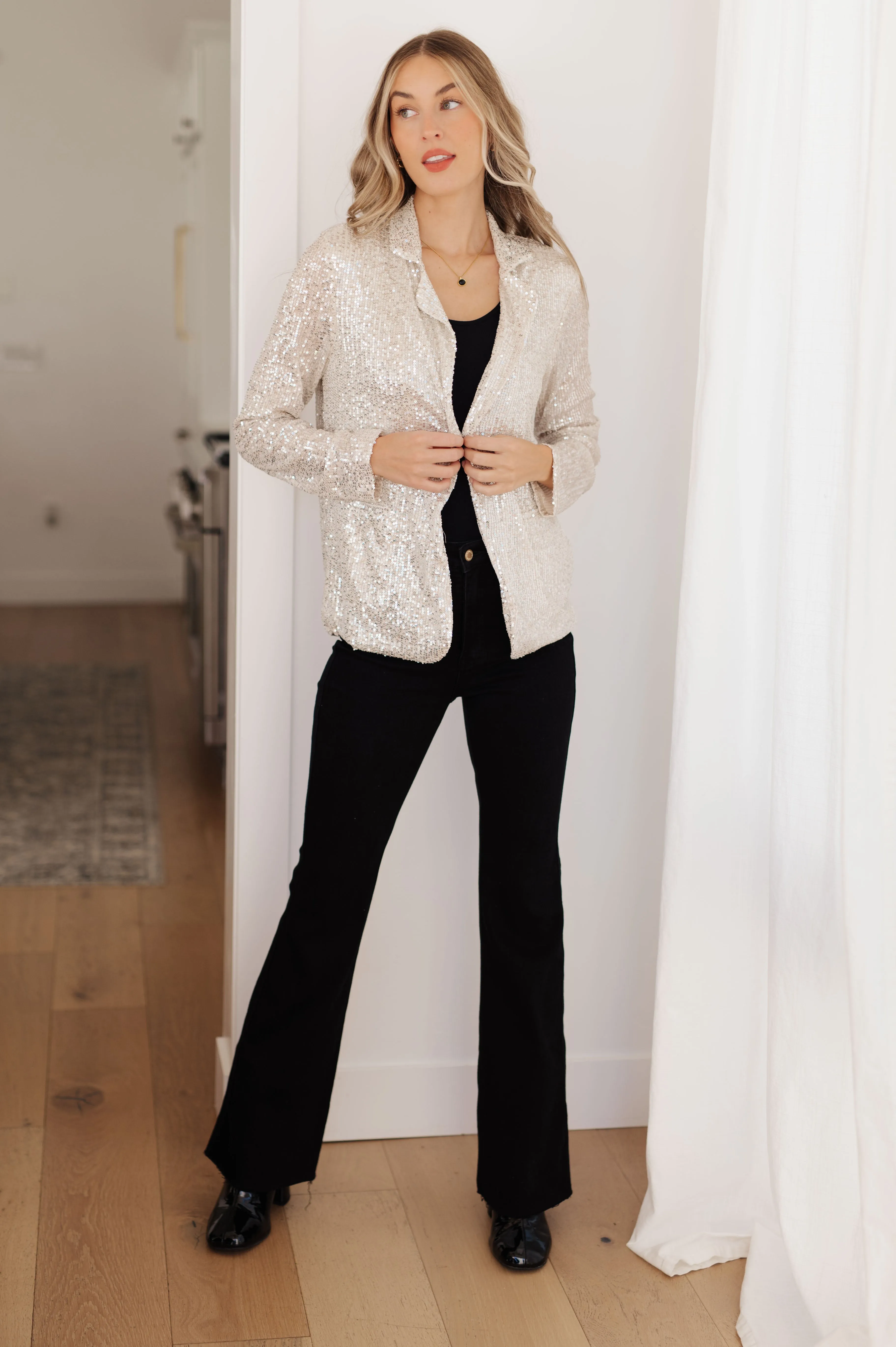 Isla Sequin Blazer