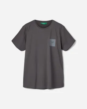 Lyø Organic Tee - Dark Steel