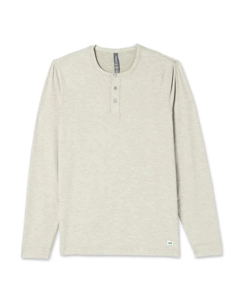 Men's Ease Performance Henley Long Sleeve