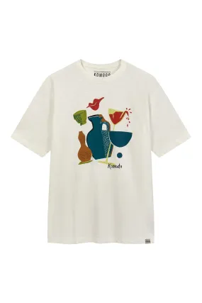 Men's Still Life Organic Cotton Tee Off White