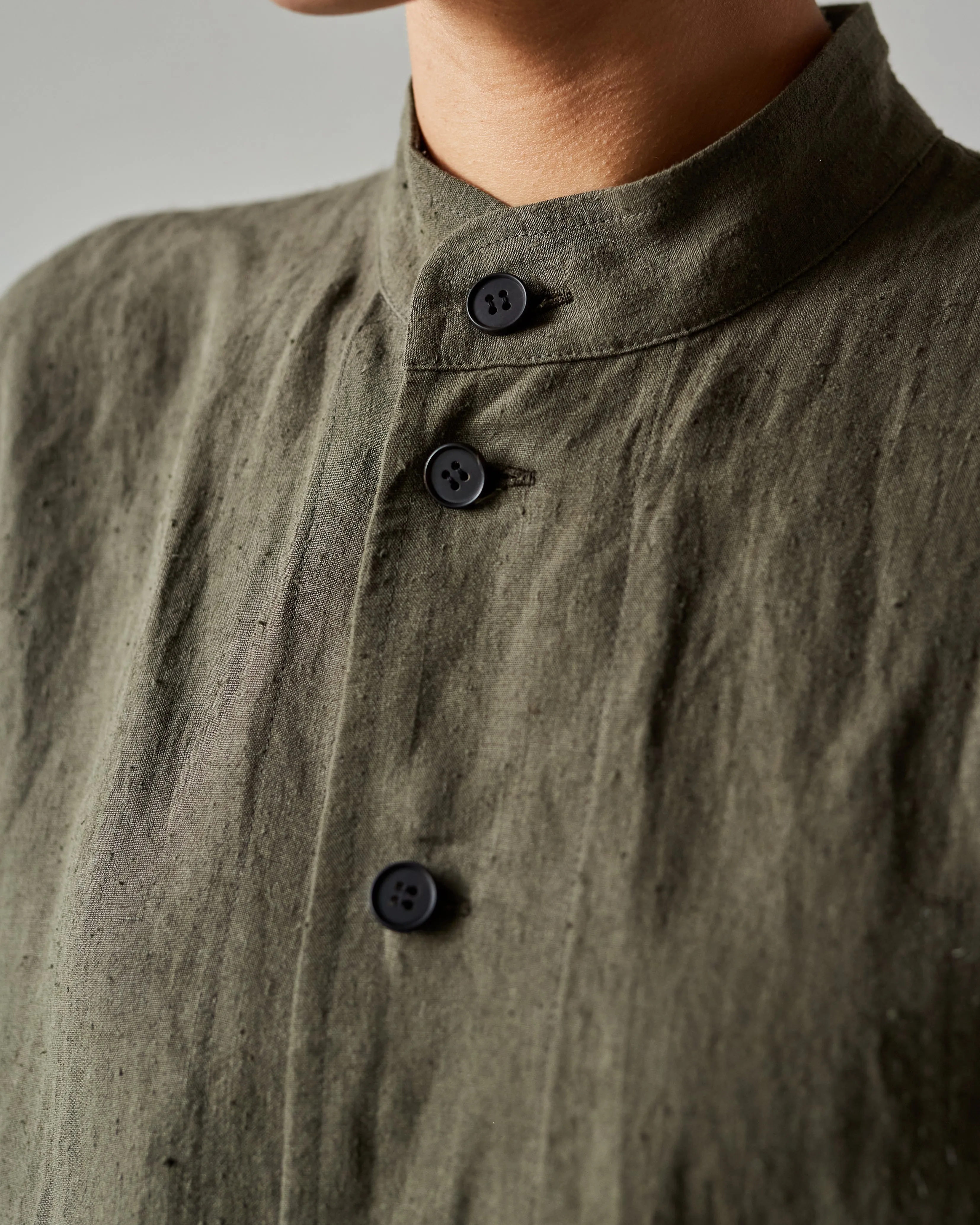 O-Project Shirt Coat, Dark Olive