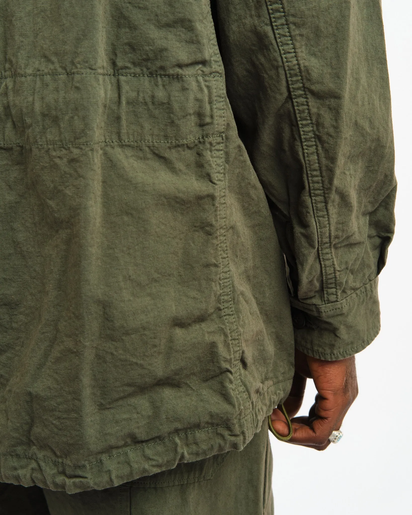 Olive Military Jacket