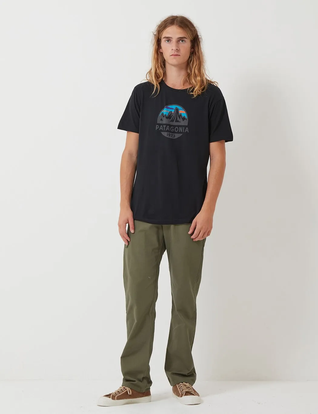 Patagonia Fitz Roy Scope Organic T-­Shirt - Black