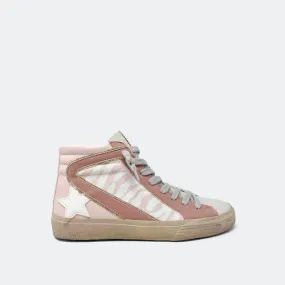 Roxanne Blush Zebra Sneakers