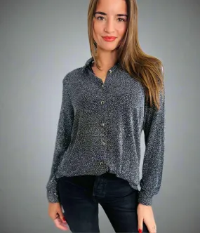 Silver Sparkle Blouse