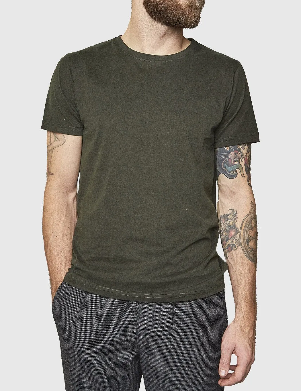 Suit Anton T-Shirt - Very Dark Green