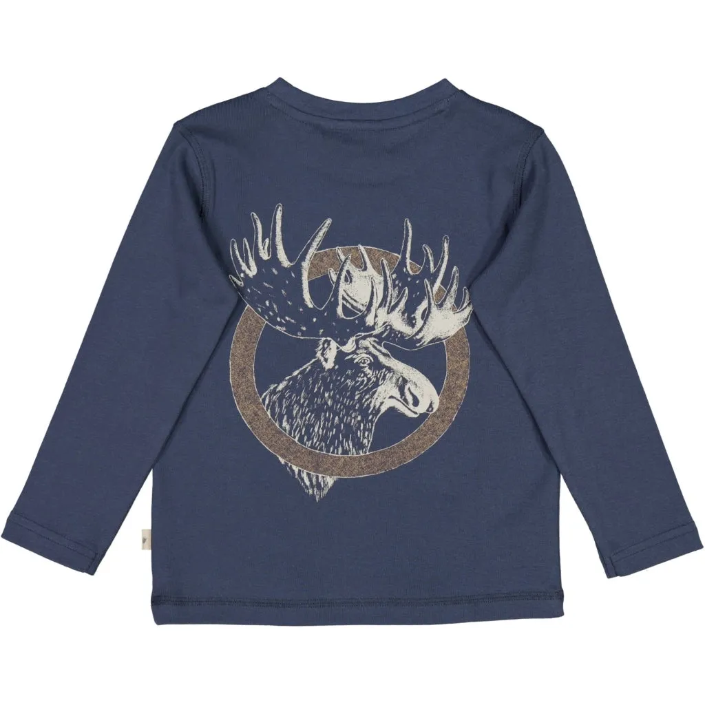 T-Shirt Moose - sea storm