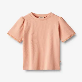 T-Shirt S/S Iris - soft coral