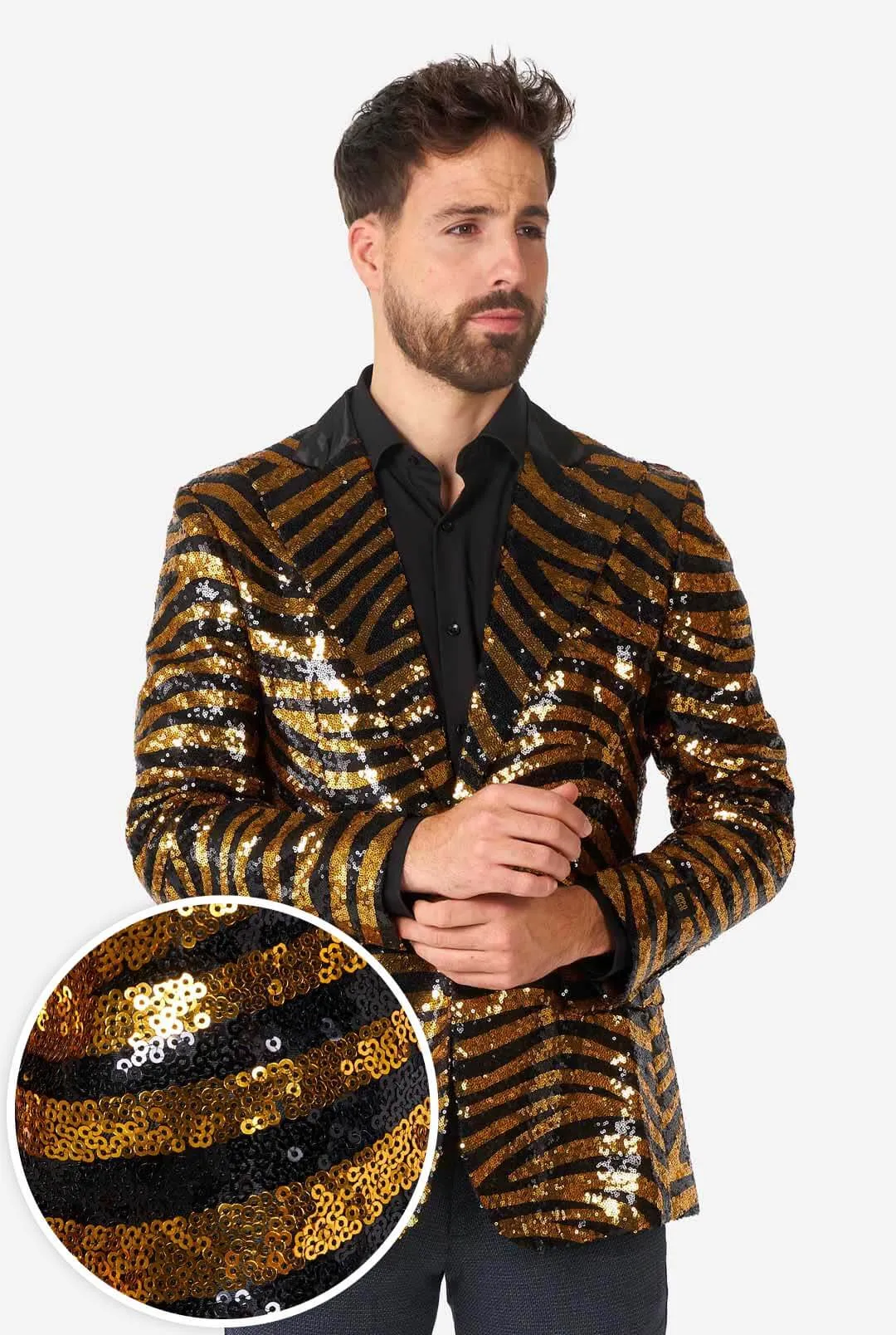 Tiger Royale | Sequin Blazer