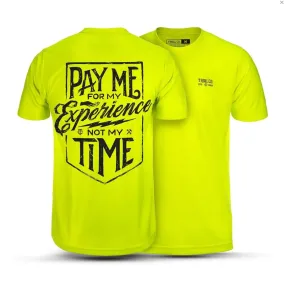 Troll Co. Men's Pay Me Short Sleeve Crewneck T-Shirt_Bright Lime