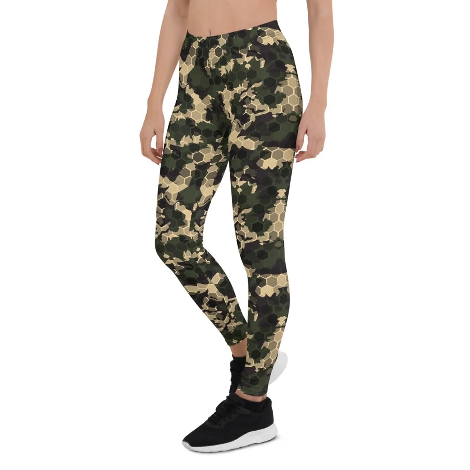 Women's Honeycomb Camo Performance Leggings