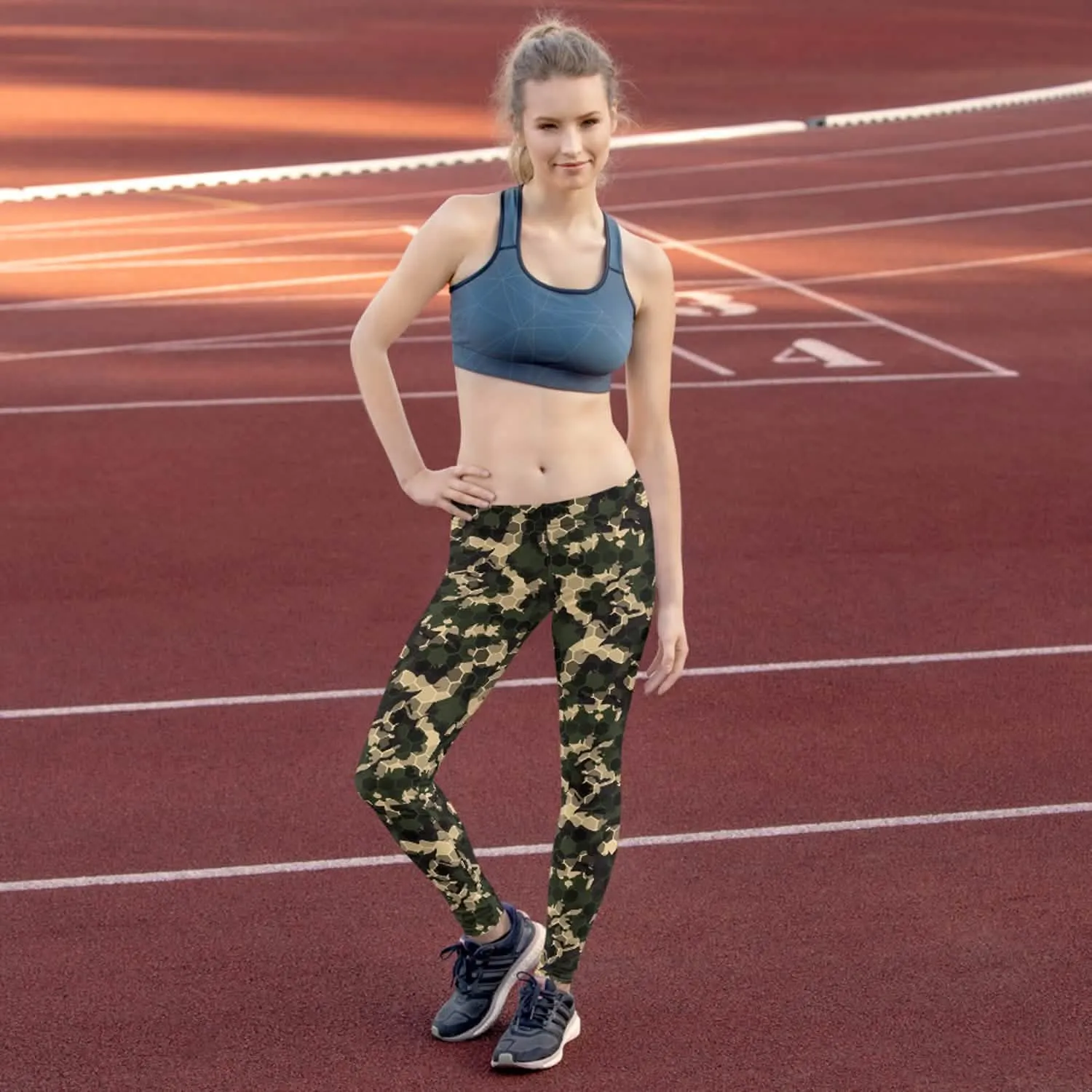 Women's Honeycomb Camo Performance Leggings