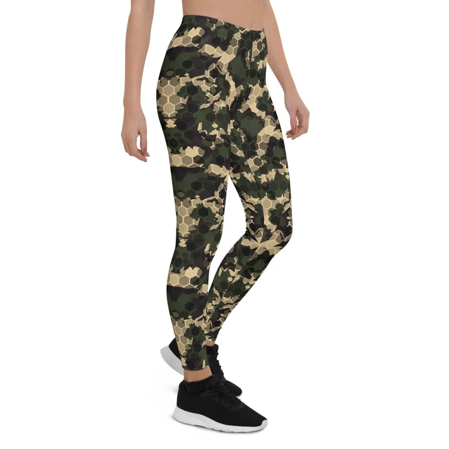 Women's Honeycomb Camo Performance Leggings