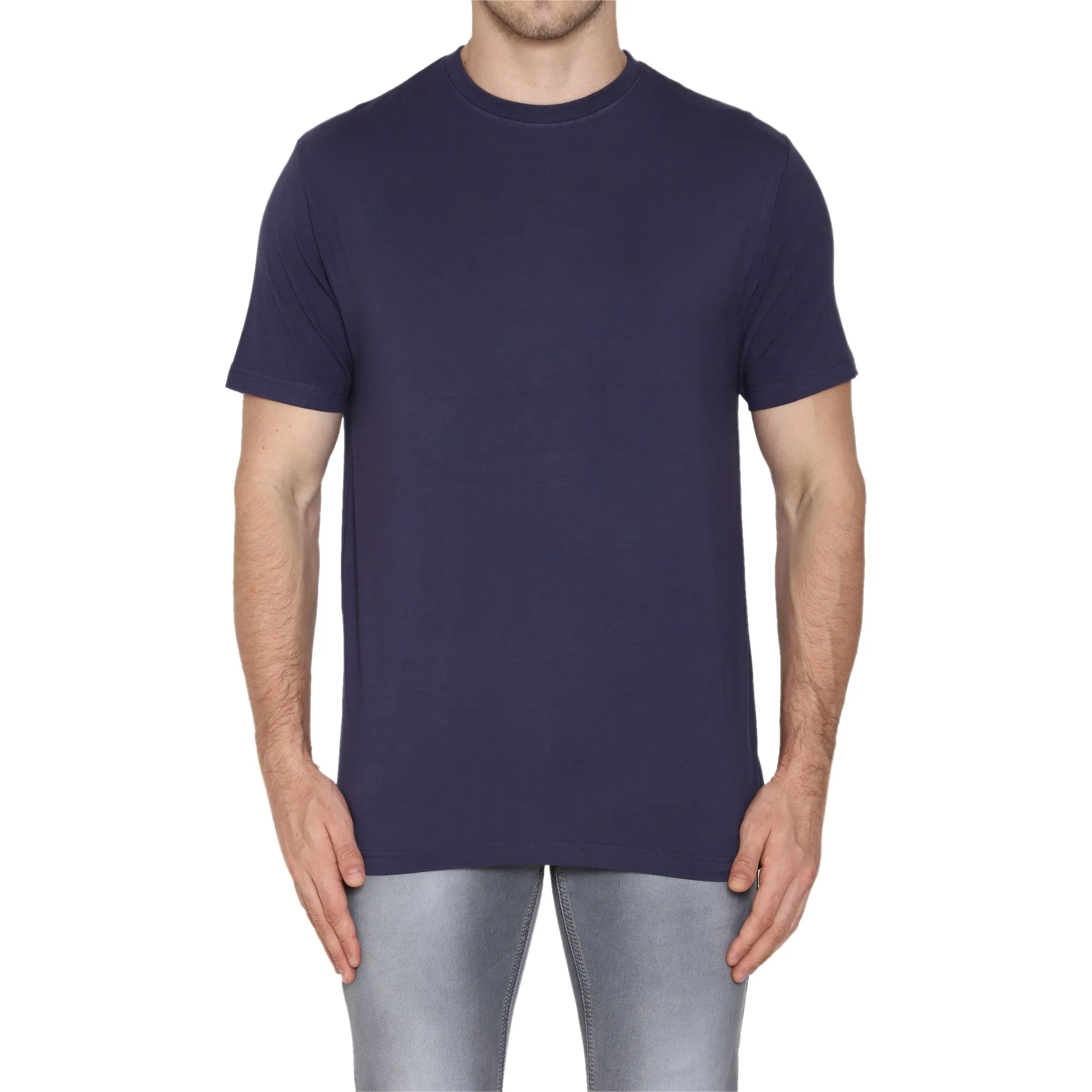 Woodwose Organic Clothing Bamboo Men's Navy T-Shirt